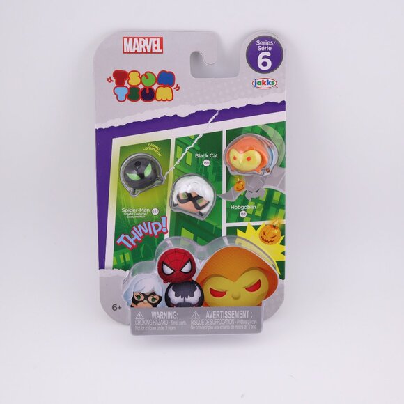 Disney Tsum Tsum Marvel Character Black Cat, Hobgoblin, Spiderman Mini Figures - Picture 1 of 5